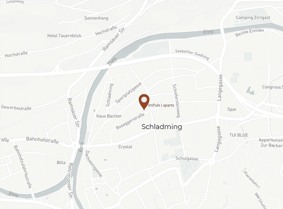 Lageplan - ImPuls aparts in Schladming